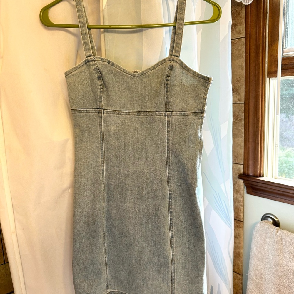 Forever 21 Light Blue Denim Dress